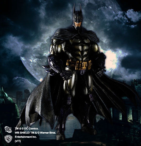 Square Enix Arkham Asylum Play Arts Batman Armored Figure
